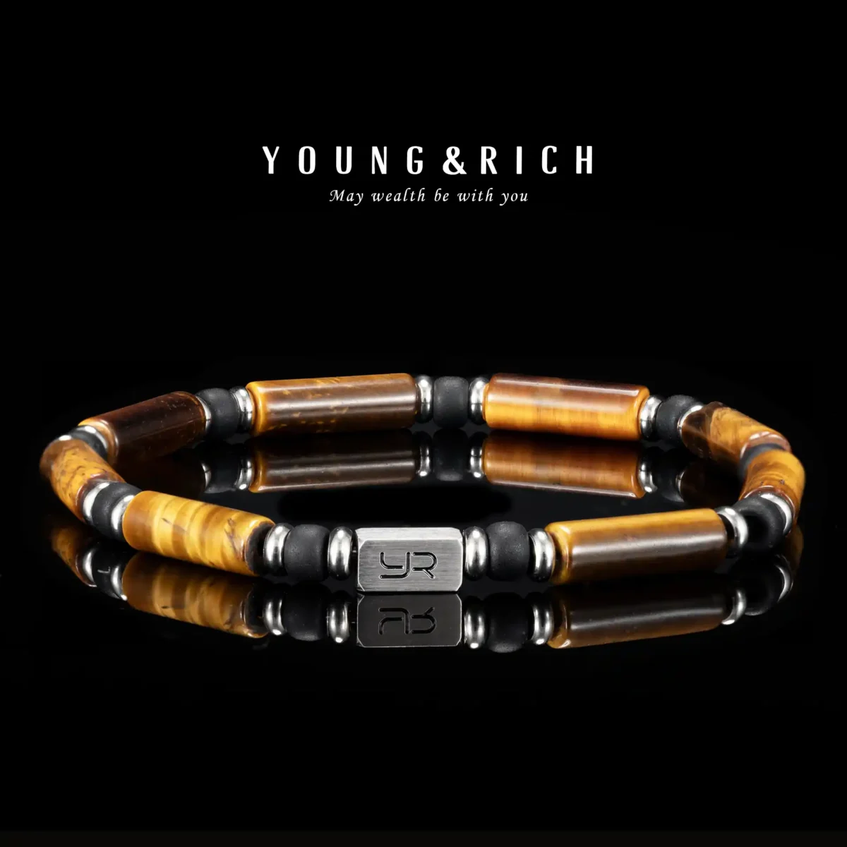 Natural Tiger's Eye Stone Bracelet (4mm) - Image 5