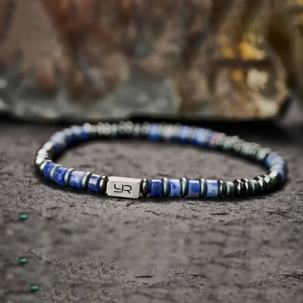 Blue River Stone Bracelet (4mm)