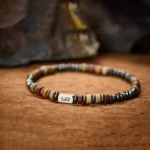 Picasso hematite Bracelet (4mm) - Image 2