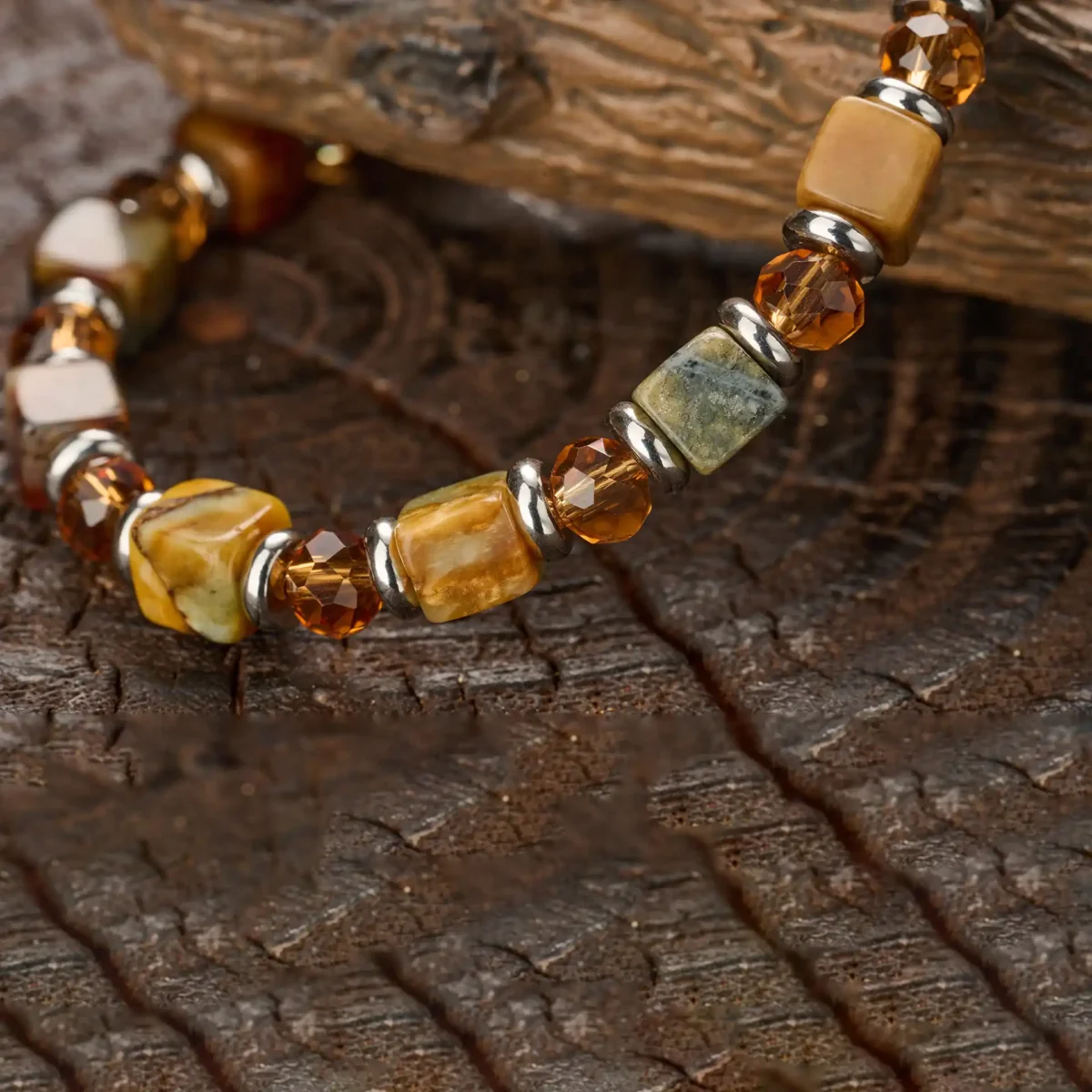 Golden Quartz Bracelet (4mm) - Image 3