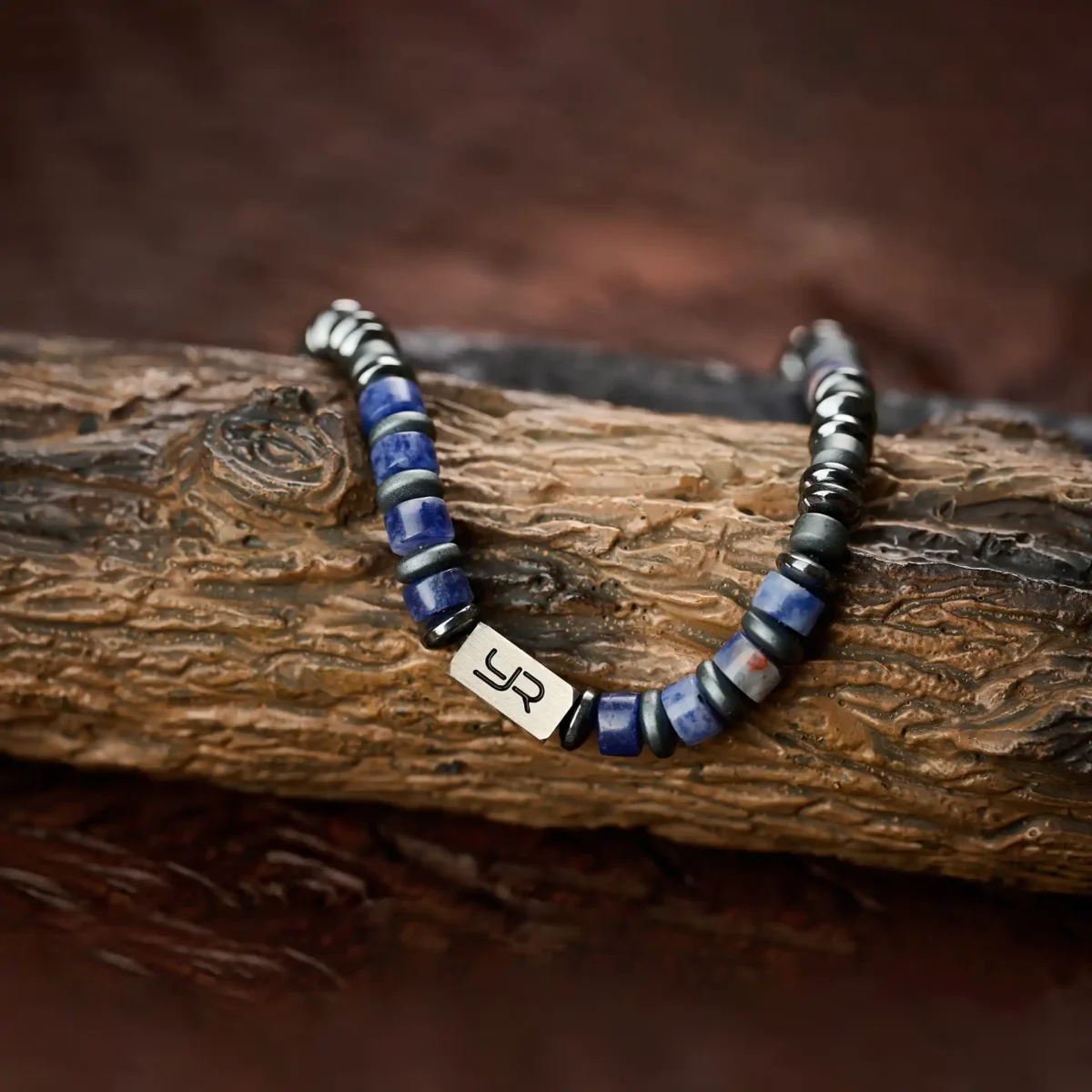 Blue River Stone Bracelet (4mm) - Image 2