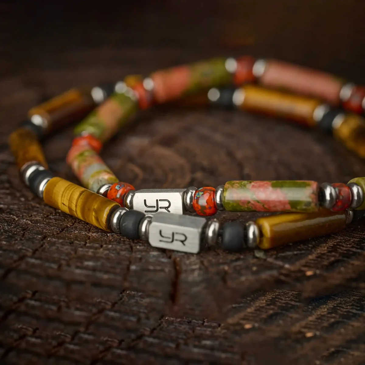 Natural Tiger's Eye Stone Bracelet (4mm) - Image 3