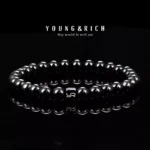 Natural Obsidian Bracelet (6mm) - Image 5