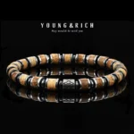 Pictorial Stone Beaded Bracelet (6mm) - Image 4