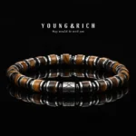 Tiger's Eye Beaded Bracelet (6mm) - Image 6