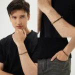 Natural Tiger's Eye Stone Bracelet (4mm) - Image 6