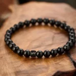 Natural Obsidian Bracelet (6mm) - Image 4