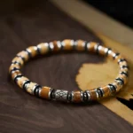 Pictorial Stone Beaded Bracelet (6mm)