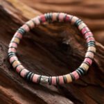 Rhodochrosite Beaded Bracelet (6mm)