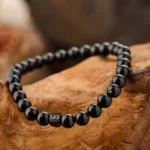 Natural Obsidian Bracelet (6mm)