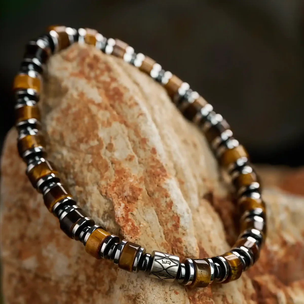 Tiger's Eye Beaded Bracelet (6mm) - Image 3