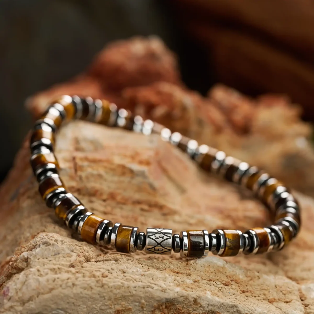 Tiger's Eye Beaded Bracelet (6mm) - Image 1