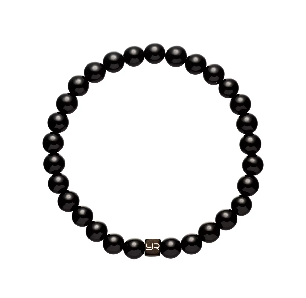 Natural Obsidian Bracelet (6mm) - Image 6